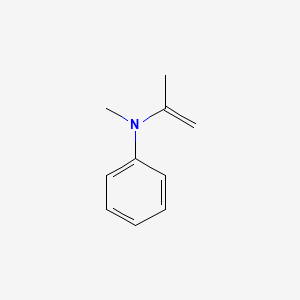 molecular formula C10H13N B14705549 N-Methyl-N-(prop-1-en-2-yl)aniline CAS No. 21267-55-0