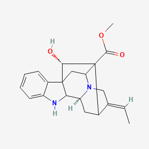 molecular formula C21H24N2O3 B14705585 (+)-Quebrachidine CAS No. 21641-60-1