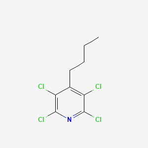 molecular formula C9H9Cl4N B14705592 4-Butyl-2,3,5,6-tetrachloropyridine CAS No. 23985-85-5