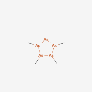 molecular formula C5H15As5 B14705708 Pentamethylpentaarsolane CAS No. 20550-47-4