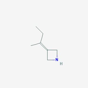 molecular formula C7H13N B1470571 3-(Butan-2-ylidene)azetidine CAS No. 1516674-82-0