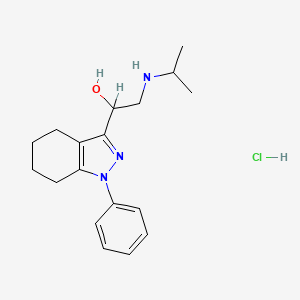 1H-Indazole-3-methanol, 4,5,6,7-tetrahydro-alpha-((isopropylamino)methyl)-1-phenyl-, monohydrochloride