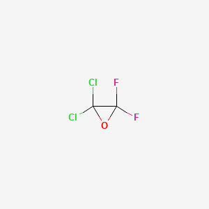 molecular formula C2Cl2F2O B14705770 2,2-Dichloro-3,3-difluorooxirane CAS No. 22940-91-6