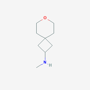 molecular formula C9H17NO B1470578 N-methyl-7-oxaspiro[3.5]nonan-2-amine CAS No. 1513943-97-9