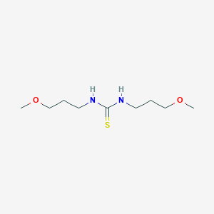 molecular formula C9H20N2O2S B14705789 N,N'-Bis(3-methoxypropyl)thiourea CAS No. 18864-60-3