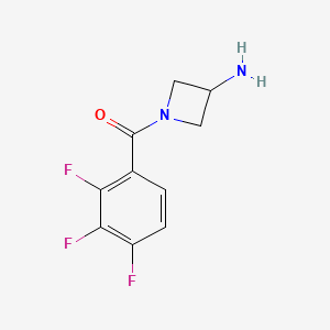 molecular formula C10H9F3N2O B1470581 1-(2,3,4-Trifluorobenzoyl)azetidin-3-amine CAS No. 1511446-12-0