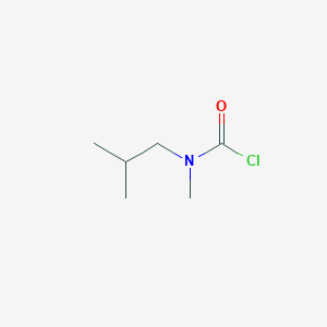 molecular formula C6H12ClNO B1470582 N-methyl-N-(2-methylpropyl)carbamoyl chloride CAS No. 1174330-61-0