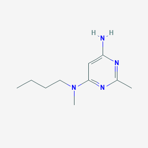 molecular formula C10H18N4 B1470587 N4-butyl-N4,2-dimethylpyrimidine-4,6-diamine CAS No. 1508219-94-0