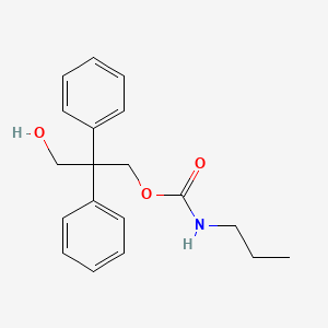 Carbamic acid, propyl-, 3-hydroxy-2,2-diphenylpropyl ester