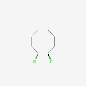 molecular formula C8H14Cl2 B14705926 (1R,2R)-1,2-Dichlorocyclooctane CAS No. 22828-42-8