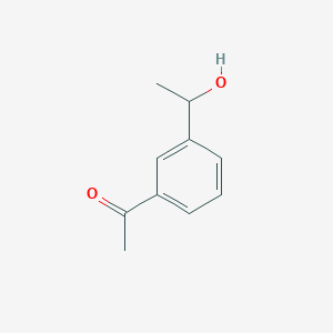 1-[3-(1-Hydroxyethyl)phenyl]ethan-1-one