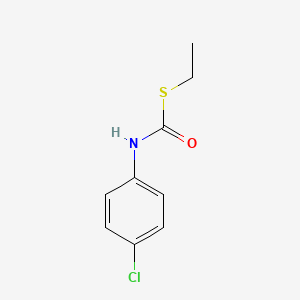 Carbamothioic acid, (4-chlorophenyl)-, S-ethyl ester