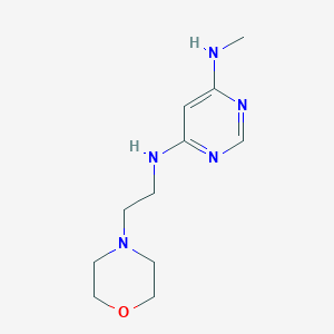 N4-methyl-N6-(2-morpholinoethyl)pyrimidine-4,6-diamine