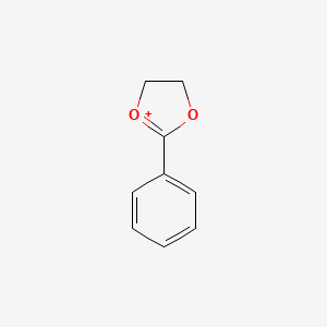 2-Phenyl-4,5-dihydro-1,3-dioxol-1-ium