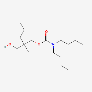 [2-(hydroxymethyl)-2-methylpentyl] N,N-dibutylcarbamate