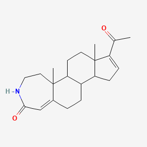 8-Acetyl-5a,7a-dimethyl-4,5,5a,5b,6,7,7a,10,10a,10b,11,12-dodecahydrocyclopenta[5,6]naphtho[1,2-d]azepin-2(3h)-one