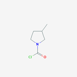 molecular formula C6H10ClNO B1470614 3-Methylpyrrolidine-1-carbonyl chloride CAS No. 1383776-61-1