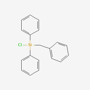 molecular formula C19H17ClSi B14706275 Benzyl(chloro)diphenylsilane CAS No. 18670-77-4