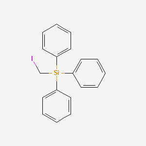 molecular formula C19H17ISi B14706401 Silane, (iodomethyl)triphenyl- CAS No. 18670-62-7