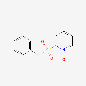 Pyridine, 2-[(phenylmethyl)sulfonyl]-, 1-oxide