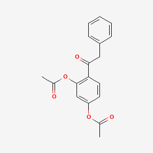 Ethanone, 1-[2,4-bis(acetyloxy)phenyl]-2-phenyl-