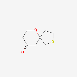 molecular formula C8H12O2S B1470650 6-Oxa-2-thiaspiro[4.5]decan-9-one CAS No. 1549473-63-3