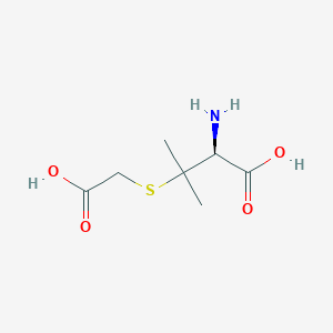 3-[(Carboxymethyl)sulfanyl]-D-valine