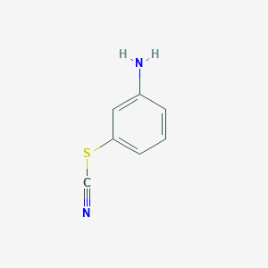 molecular formula C7H6N2S B14706578 3-Aminophenyl thiocyanate CAS No. 23905-49-9