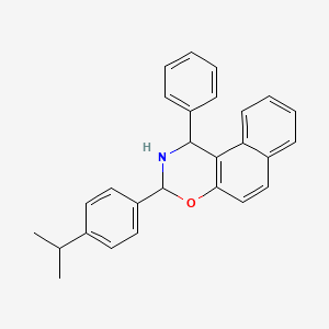 1-Phenyl-3-[4-(propan-2-yl)phenyl]-2,3-dihydro-1h-naphtho[1,2-e][1,3]oxazine