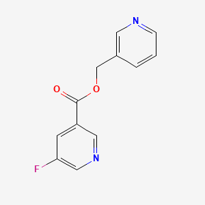 3-Pyridinecarboxylic acid, 5-fluoro-, 3-pyridinylmethyl ester