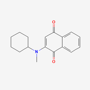 2-[Cyclohexyl(methyl)amino]naphthalene-1,4-dione