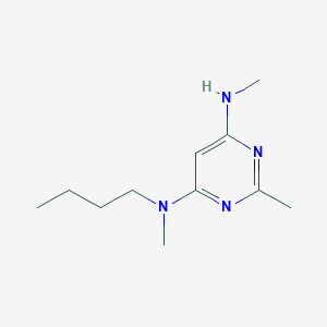 molecular formula C11H20N4 B1470673 N4-butyl-N4,N6,2-trimethylpyrimidine-4,6-diamine CAS No. 1522983-97-6