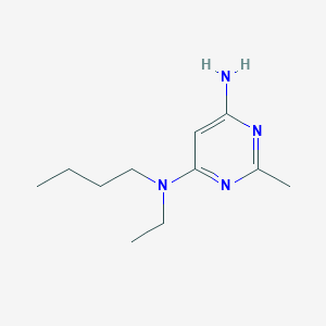 molecular formula C11H20N4 B1470679 N4-butyl-N4-ethyl-2-methylpyrimidine-4,6-diamine CAS No. 1539060-01-9