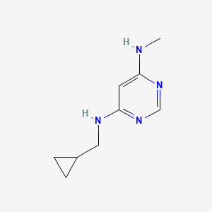 molecular formula C9H14N4 B1470695 N4-(cyclopropylmethyl)-N6-methylpyrimidine-4,6-diamine CAS No. 1501545-80-7
