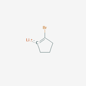 lithium;1-bromocyclopentene