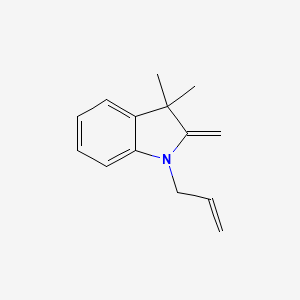 3,3-Dimethyl-2-methylidene-1-(prop-2-en-1-yl)-2,3-dihydro-1H-indole