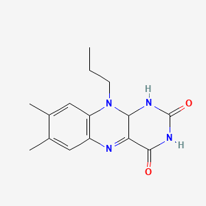 7,8-Dimethyl-10-propyl-10,10a-dihydrobenzo[g]pteridine-2,4(1H,3H)-dione