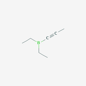 Borane, diethyl-1-propynyl-