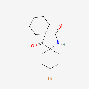 11-Bromo-14-azadispiro[5.1.5.2]pentadec-9-ene-7,15-dione