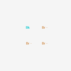 molecular formula BkBr3-3 B14707201 Berkelium bromide CAS No. 24297-28-7