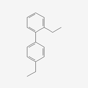 molecular formula C16H18 B14707241 2,4'-Diethyl-1,1'-biphenyl CAS No. 13049-37-1