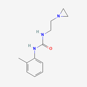 1-[2-(Aziridin-1-yl)ethyl]-3-(2-methylphenyl)urea