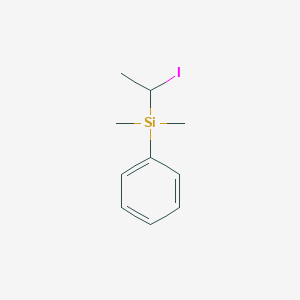 1-Iodoethyl-dimethyl-phenylsilane