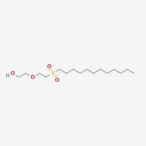 2-[2-(Dodecane-1-sulfonyl)ethoxy]ethan-1-ol