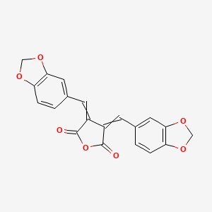 2,5-Furandione, 3,4-bis(1,3-benzodioxol-5-ylmethylene)dihydro-, (E,E)-