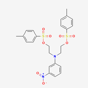 [(3-Nitrophenyl)imino]diethane-2,1-diyl bis(4-methylbenzenesulfonate)