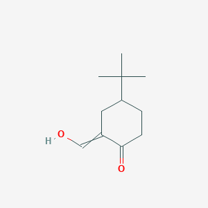 molecular formula C11H18O2 B14707473 4-tert-Butyl-2-(hydroxymethylidene)cyclohexan-1-one CAS No. 22252-96-6