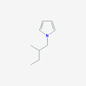 molecular formula C9H15N B14707477 1-(2-Methylbutyl)-1H-pyrrole CAS No. 13678-55-2