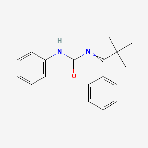 N-(2,2-Dimethyl-1-phenylpropylidene)-N'-phenylurea