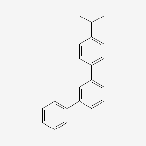 molecular formula C21H20 B14707678 1-(3-Phenylphenyl)-4-propan-2-ylbenzene CAS No. 22370-92-9